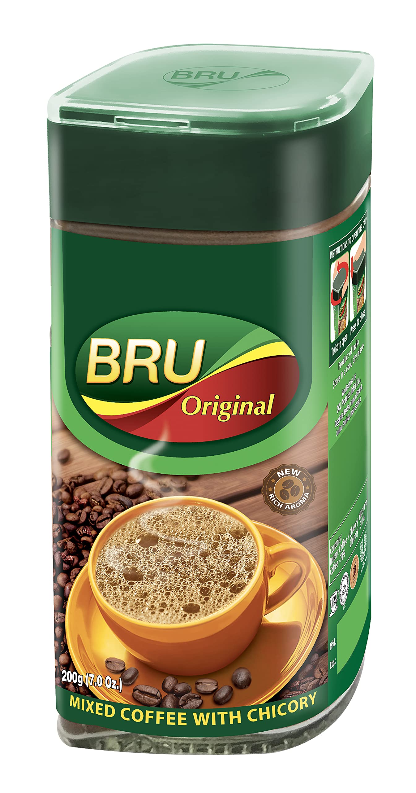 BRU COFFEE ORIGINAL (BTL) 200GM