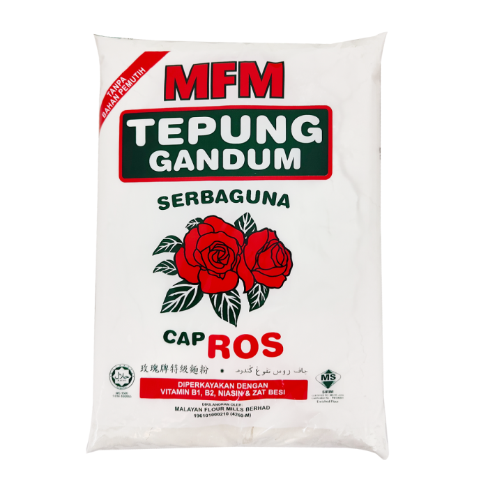 TEPUNG GANDUM CAP ROS 12'S*850GM