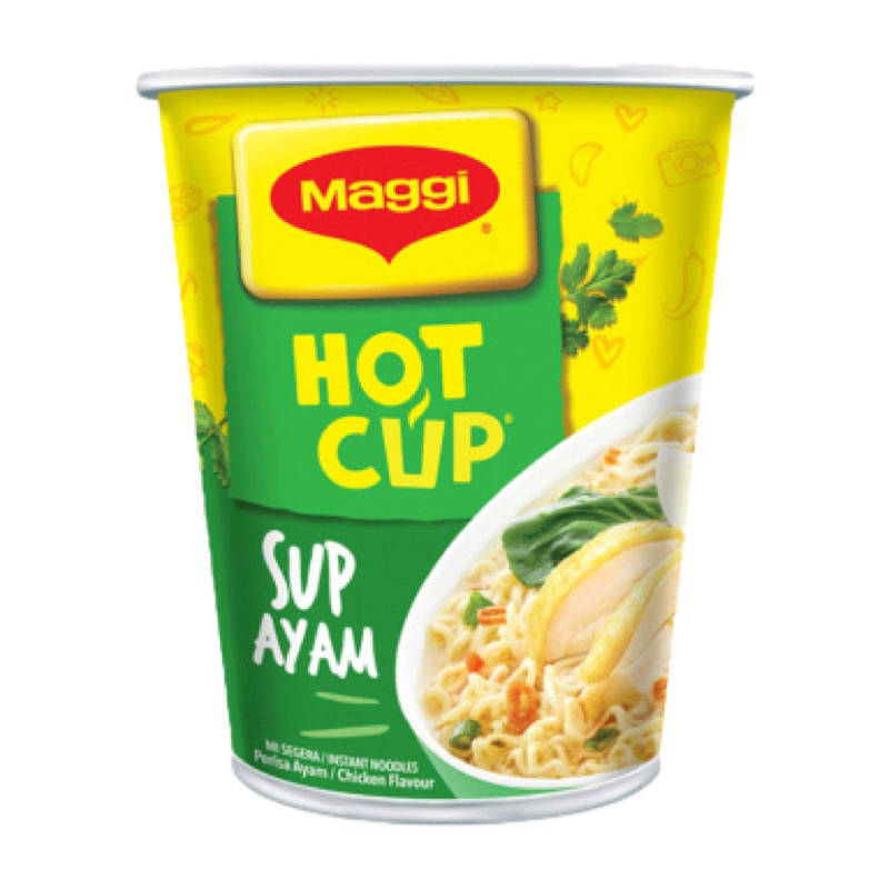MAGGI HOT CUP AYAM 9'S*6'S*57GM